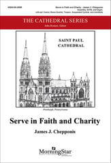Serve in Faith and Charity SATB choral sheet music cover